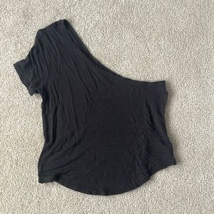 Urban Outfitters Black Asymmetrical Top